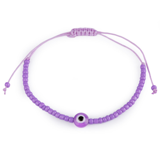 Brățară shamballa ochiul lui allah - Alb (3 Bucăți) Brățară shamballa ochiul lui allah - Alb (3 Bucăți)