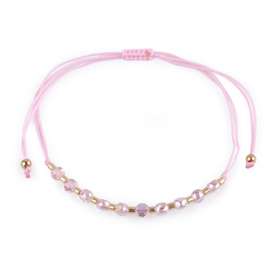Brățară shamballa cu strasuri și efect ab - Albastru deschis (1 Bucată) Brățară shamballa cu strasuri și efect ab - Albastru deschis (1 Bucată)