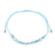 Brățară shamballa cu strasuri și efect ab - Albastru deschis (1 Bucată) Brățară shamballa cu strasuri și efect ab - Albastru deschis (1 Bucată)