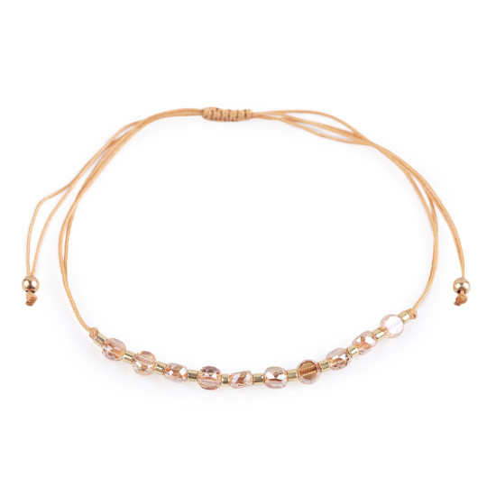 Brățară shamballa cu strasuri și efect ab - Albastru deschis (1 Bucată) Brățară shamballa cu strasuri și efect ab - Albastru deschis (1 Bucată)