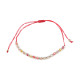 Brățară shamballa cu mărgele fațetate și efect ab - Albastru delta (1 Bucată) Brățară shamballa cu mărgele fațetate și efect ab - Albastru delta (1 Bucată)