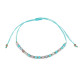 Brățară shamballa cu mărgele fațetate și efect ab - Albastru delta (1 Bucată) Brățară shamballa cu mărgele fațetate și efect ab - Albastru delta (1 Bucată)