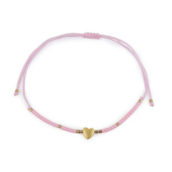 Brățară shamballa - Roz deschis (1 Bucată)