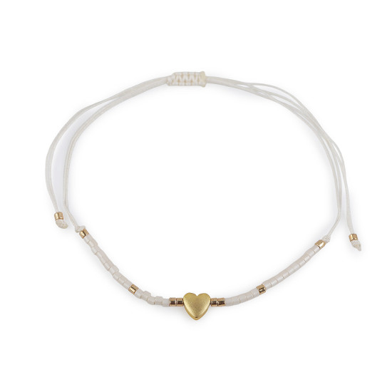Brățară shamballa - Alb (1 Bucată) Brățară shamballa - Alb (1 Bucată)