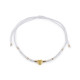 Brățară shamballa - Alb (1 Bucată) Brățară shamballa - Alb (1 Bucată)