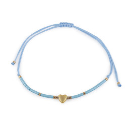 Brățară shamballa - Albastru deschis (1 Bucată)