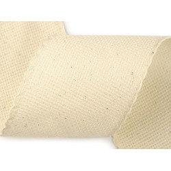 Bandă de etamină pentru brodat, lățime 70 mm - Natural (1 Metru)