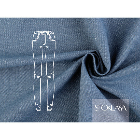 Material blugi denim - Albastru întunecat (1 Metru)