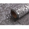 Band jute-imitat mit ornamenten breite 24 cm - Grau (1 Meter)