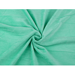 Pluș neted /  minky - Verde mentă (1 Metru)