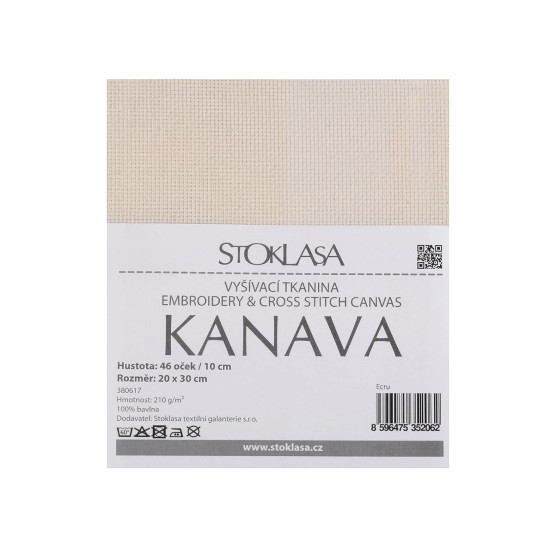 Etamină pentru brodat kanava, 20x30 cm - Alb (5 Bucăți) Etamină pentru brodat kanava, 20x30 cm - Alb (5 Bucăți)