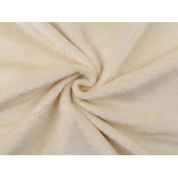 Material polar wellsoft / fleece - Bej deschis (1 Metru)