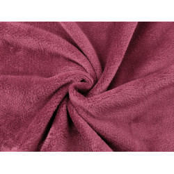 Material polar wellsoft / fleece - Fuchsia închis (1 Metru)