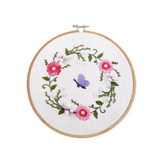 Set pentru brodat cu model imprimat - Bej (3 Seturi) Set pentru brodat cu model imprimat - Bej (3 Seturi)