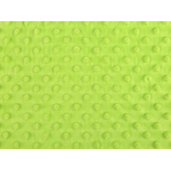 Pluș minky - Verde strident deschis (1 Metru)