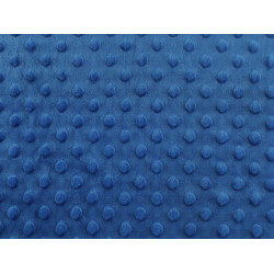 Pluș minky - Albastru cobalt (1 Metru)