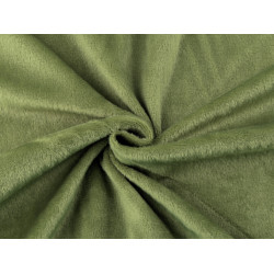 Soft fleece - Verde oliv (1 Metru)
