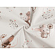 Material bumbac imprimat, motive pentru copii - Bej deschis (10 Metri) Material bumbac imprimat, motive pentru copii - Bej deschis (10 Metri)