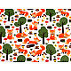 Material bumbac imprimat, motive pentru copii - Bej deschis (10 Metri) Material bumbac imprimat, motive pentru copii - Bej deschis (10 Metri)