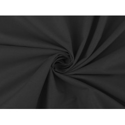 Bumbac uni - Negru (1 Metru)