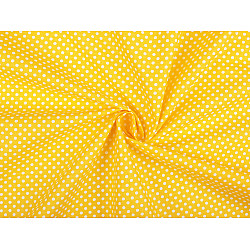 Material bumbac cu buline - Galben (10 Metri)