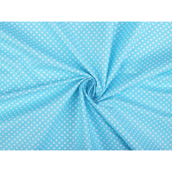 Material bumbac cu buline - Verde crud (10 Metri) Material bumbac cu buline - Verde crud (10 Metri)