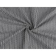Material bumbac model chevron - Negru (1 Metru)