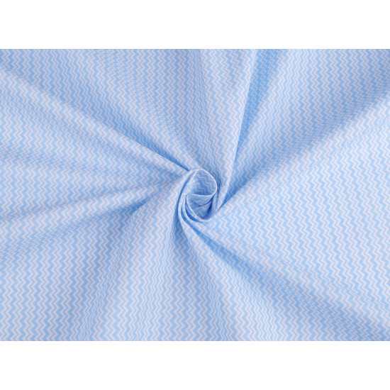 Material bumbac model chevron - Negru (1 Metru)