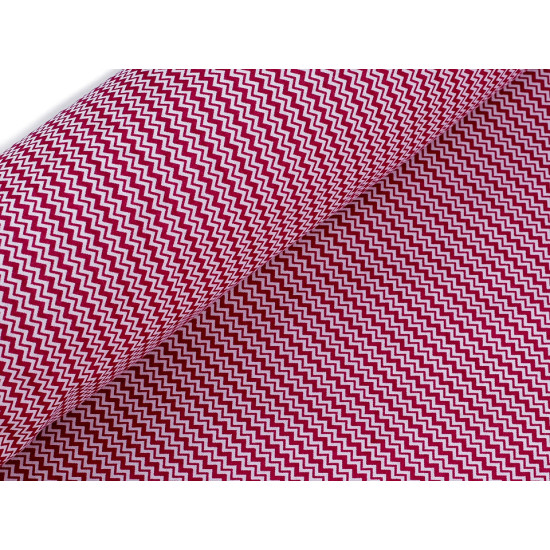 Material bumbac model chevron - Negru (1 Metru)