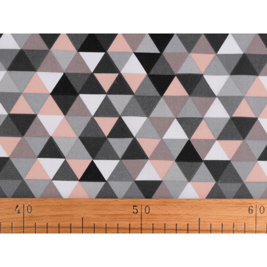 Material bumbac imprimat, motive geometrice - Albastru azur (10 Metri) Material bumbac imprimat, motive geometrice - Albastru azur (10 Metri)