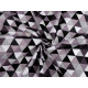 Material bumbac imprimat, motive geometrice - Albastru azur (10 Metri) Material bumbac imprimat, motive geometrice - Albastru azur (10 Metri)