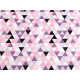 Material bumbac imprimat, motive geometrice - Albastru azur (10 Metri) Material bumbac imprimat, motive geometrice - Albastru azur (10 Metri)