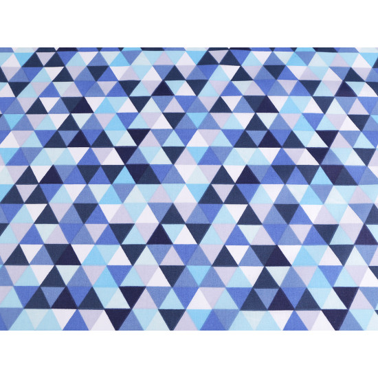 Material bumbac imprimat, motive geometrice - Albastru azur (10 Metri) Material bumbac imprimat, motive geometrice - Albastru azur (10 Metri)
