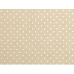Material bumbac, imprimeu buline - Crem (1 Metru)