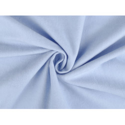 Bumbac flanelat uni - Bleu gheață (1 Metru)