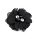 Flori textile cu perle și strasuri,5 cm - Galben vanilie (10 Bucăți) Flori textile cu perle și strasuri,5 cm - Galben vanilie (10 Bucăți)