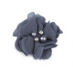 Flori textile cu perle și strasuri,5 cm - Galben vanilie (10 Bucăți) Flori textile cu perle și strasuri,5 cm - Galben vanilie (10 Bucăți)