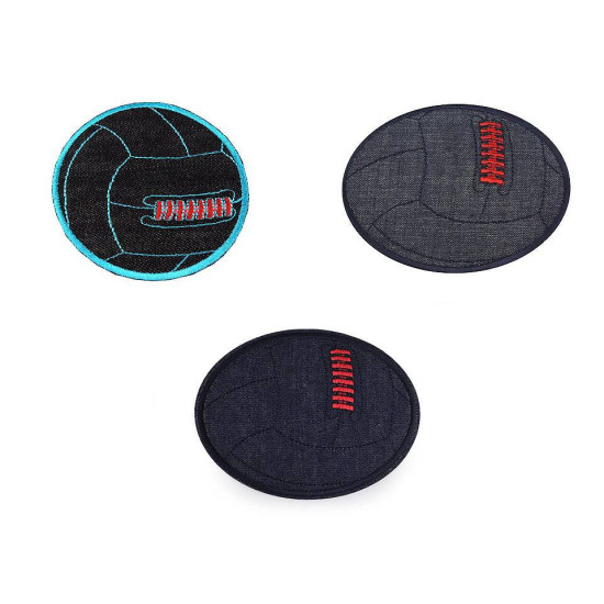 Aplicație termoadezivă jeans - Albastru închis (10 Bucăți)