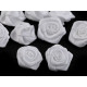 Trandafiri din satin, ø20 mm - Alb (50 Bucăți) Trandafiri din satin, ø20 mm - Alb (50 Bucăți)