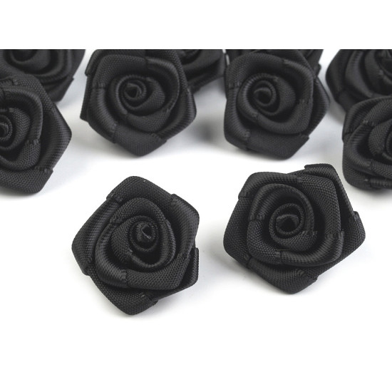Trandafiri din satin, ø20 mm - Alb (50 Bucăți) Trandafiri din satin, ø20 mm - Alb (50 Bucăți)