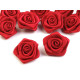 Trandafiri din satin, ø20 mm - Alb (50 Bucăți) Trandafiri din satin, ø20 mm - Alb (50 Bucăți)