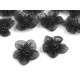Flori din organza cu perle, ø3-3,5 cm - Mix aleatoriu de variante (50 Bucăți)