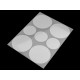 Aplicații termoadezive reflectorizante, diverse modele - Gri perlă (10 Saci) Aplicații termoadezive reflectorizante, diverse modele - Gri perlă (10 Saci)