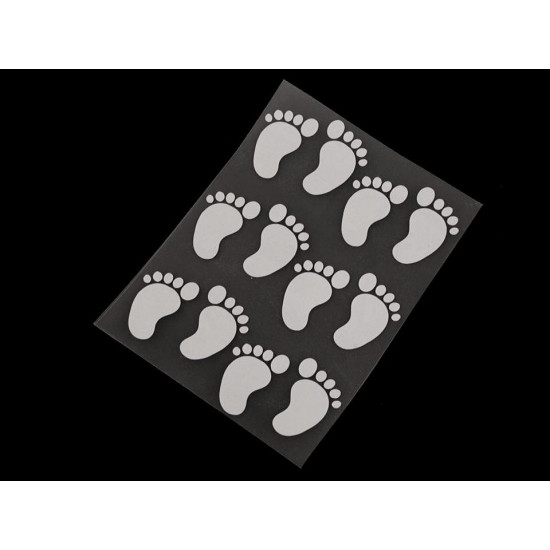 Aplicații termoadezive reflectorizante, diverse modele - Gri perlă (10 Saci) Aplicații termoadezive reflectorizante, diverse modele - Gri perlă (10 Saci)
