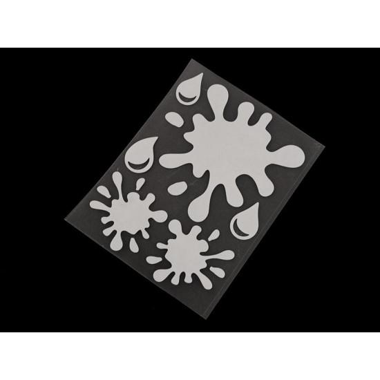 Aplicații termoadezive reflectorizante, diverse modele - Gri perlă (10 Saci) Aplicații termoadezive reflectorizante, diverse modele - Gri perlă (10 Saci)