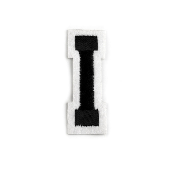 Aplicații termoadezive - litere - Negru (1 Bucată) Aplicații termoadezive - litere - Negru (1 Bucată)