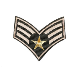 Embleme termoadezive army - Verde kaki (10 Bucăți)