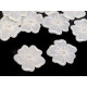Aplicație termoadezivă brodată - floare - Negru (10 Bucăți) Aplicație termoadezivă brodată - floare - Negru (10 Bucăți)