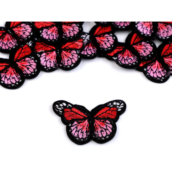 Aplicație termoadezivă - fluture - Purple-pink (50 Bucăți) Aplicație termoadezivă - fluture - Purple-pink (50 Bucăți)