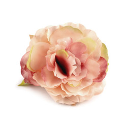 Trandafiri artificiali, ø6,5 cm - Roz somon deschis (10 Bucăți)